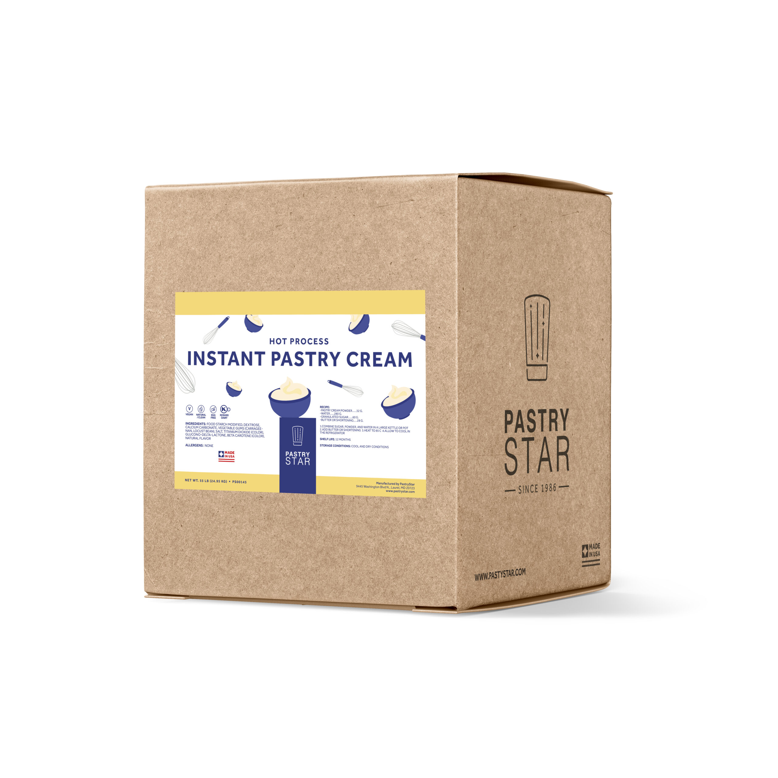 Instant Hot Process Pastry Cream