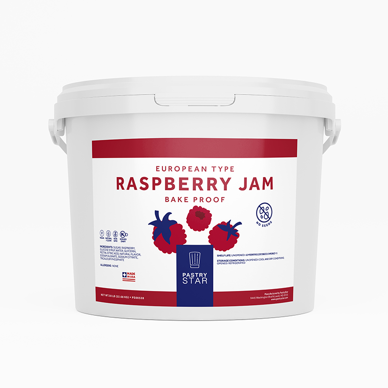 Raspberry Jam European Type Bake Proof No Seeds