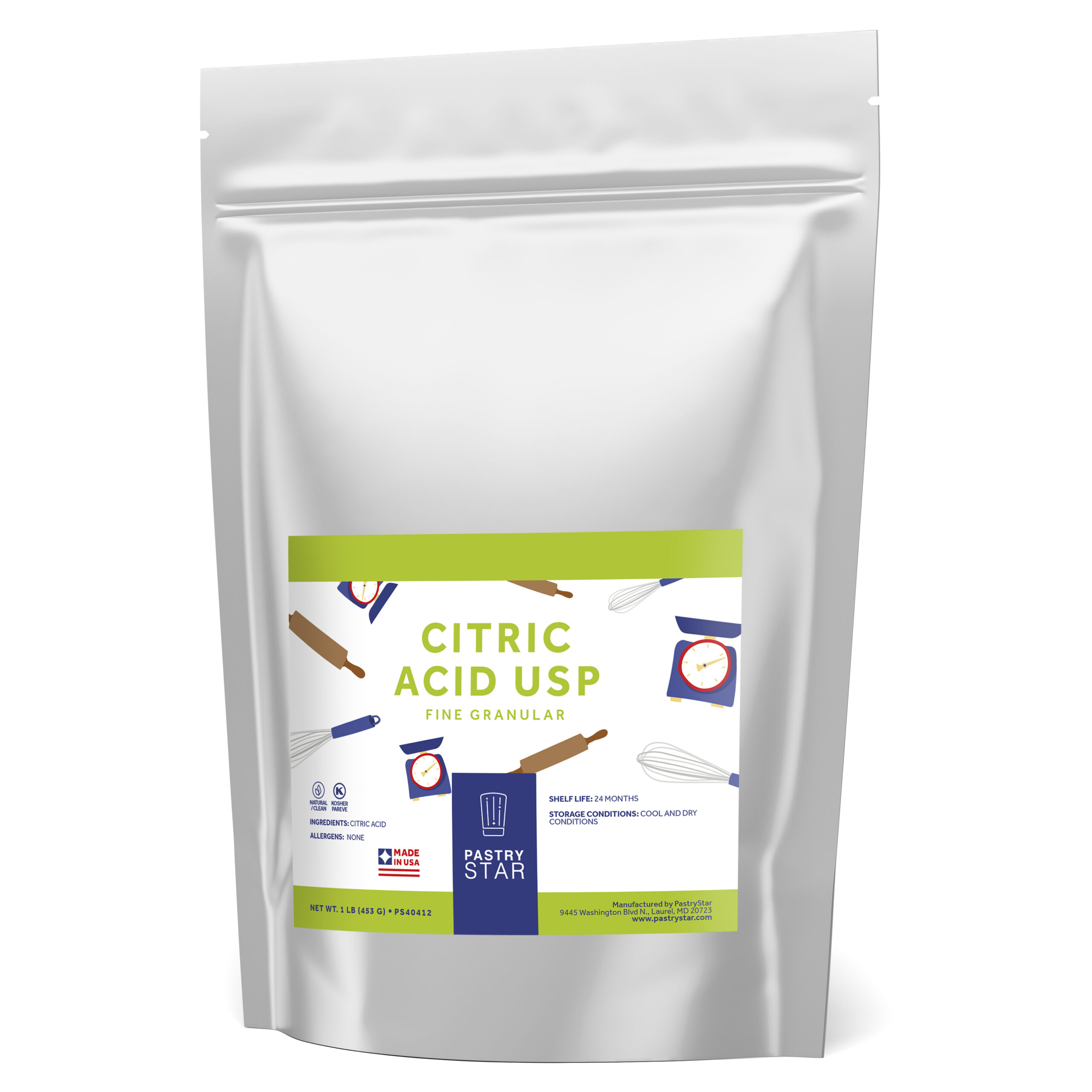 Citric Acid USP Fine Granular