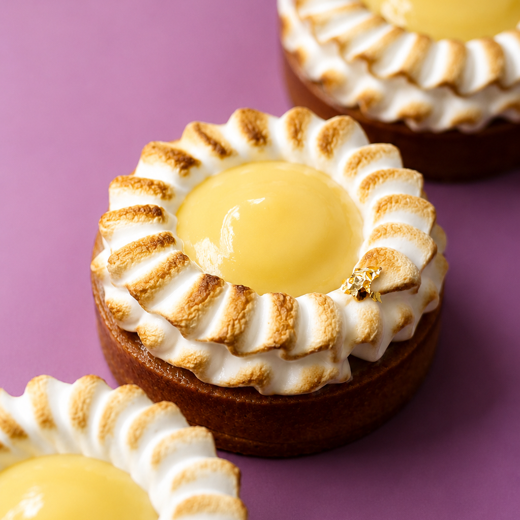 Lemon Citron and Yuzu Tart